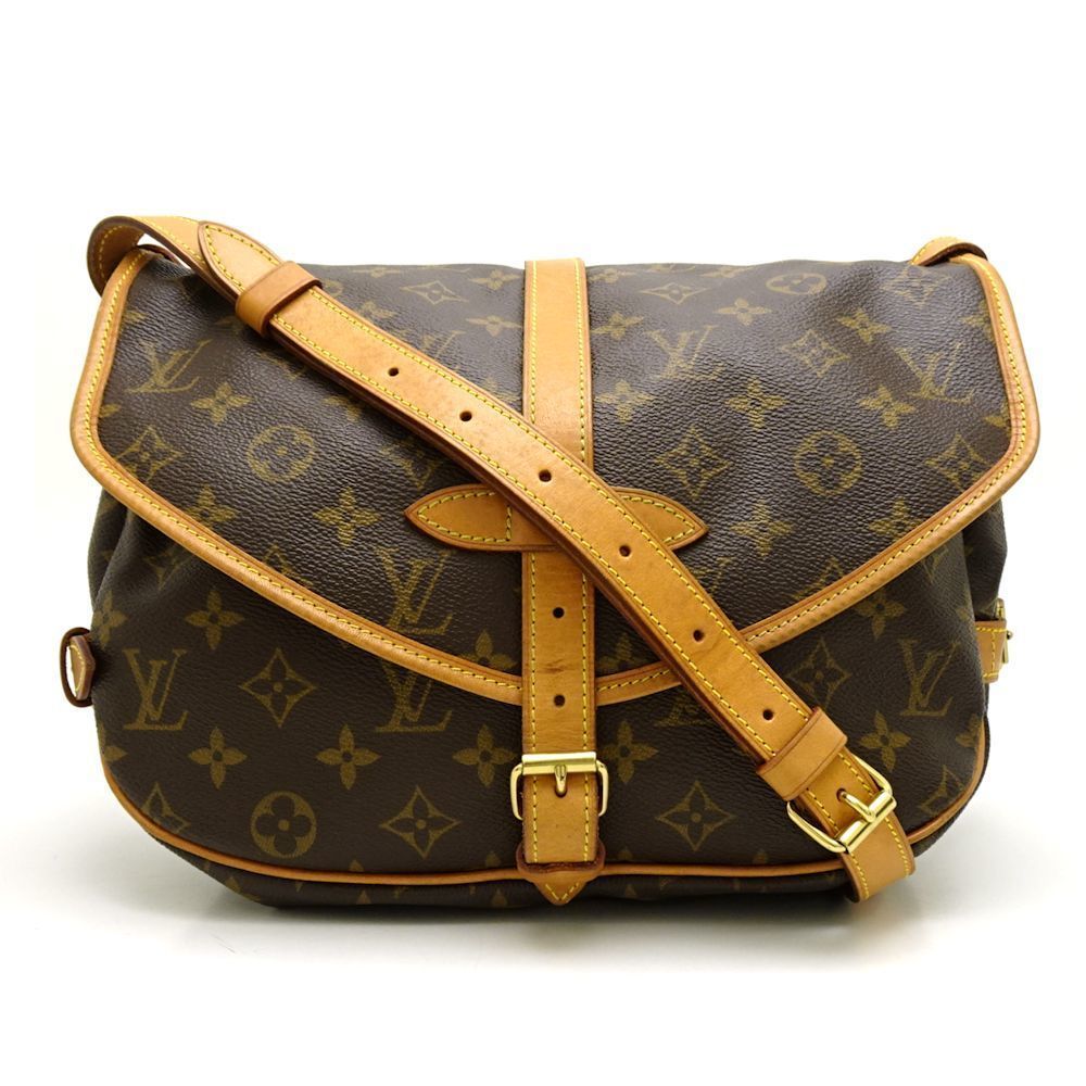Louis Vuitton Monogram Saumur 30 Brown